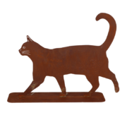 Rust cat walking