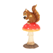 Fly agaric with squirrel