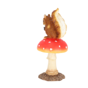 Fly agaric with squirrel