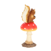 Fly agaric with squirrel
