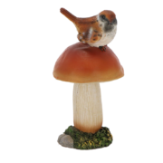 Paddenstoel met vogel L ass.
