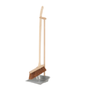 Long handled dustpan and brush