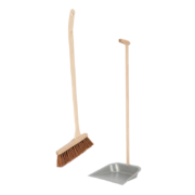 Long handled dustpan and brush