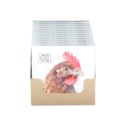 Papieren servetten kip 33x33cm