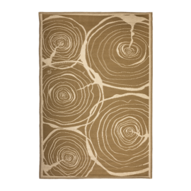 Tapis de jardin rectangulaire cernes de croissance
