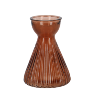Bulb vase ribbed hyacinth