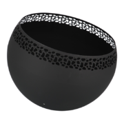 Fire ball laser cut black speckles