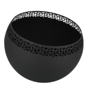 Fire ball laser cut black speckles