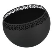 Fire ball laser cut black speckles