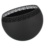 Fire ball laser cut black speckles