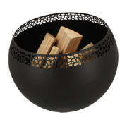 Fire ball laser cut black speckles