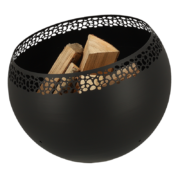 Fire ball laser cut black speckles