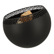 Fire ball laser cut black speckles