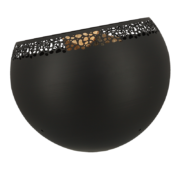 Fire ball laser cut black speckles