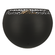 Fire ball laser cut black speckles