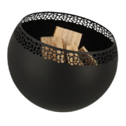 Fire ball laser cut black speckles