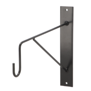 Hanging basket hook black 35cm