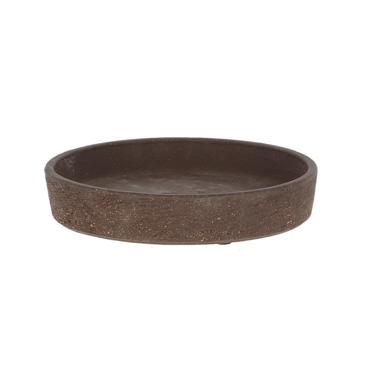 Untersetzer unglasiert braun 15cm