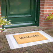 Doormat coir "welcome"