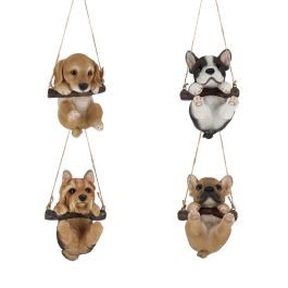 Chiot accroché