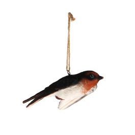 Garden ornament flying house martin
