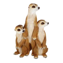 Garden ornament meerkats