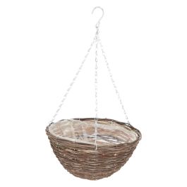 Panier suspendu en osier 35cm