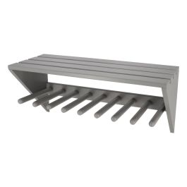 Porte Bottes Mural Gris