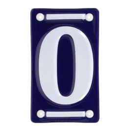 Numéro de maison émaillé 0