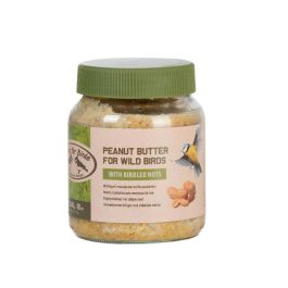Beurre de cacahuète pour oiseaux avec morceaux de noix