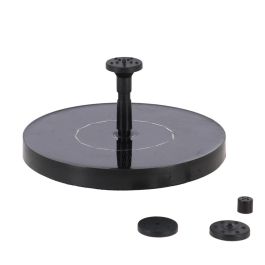 Bird bath solar fountain