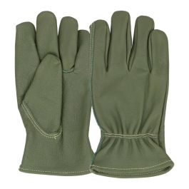 Kuhlederhandschuhe grün L