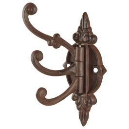 Haken drehbar antikbraun L