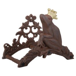 Porte-tuyau grenouille roi rouille