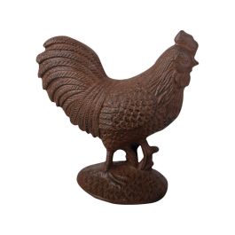 Tuinbeeld gietijzeren haan L