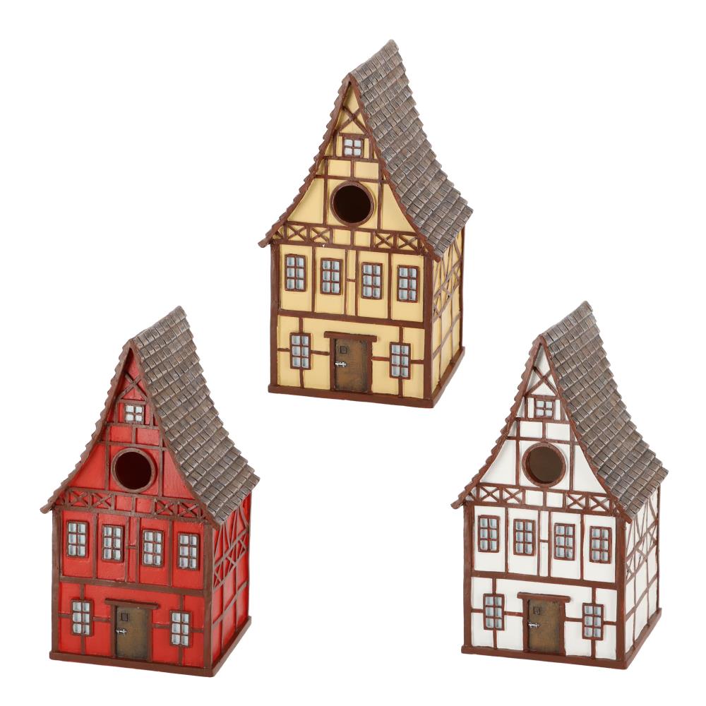 Assortiment van 3 vakwerknestkasten