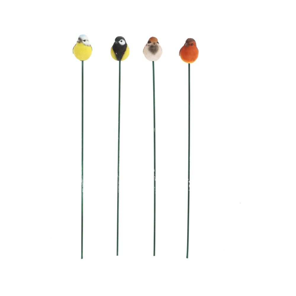 Assortiment van 4 tuinstekers vogel S