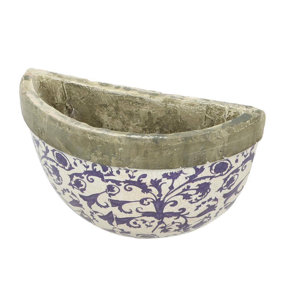 Aged ceramic wandplantenbak