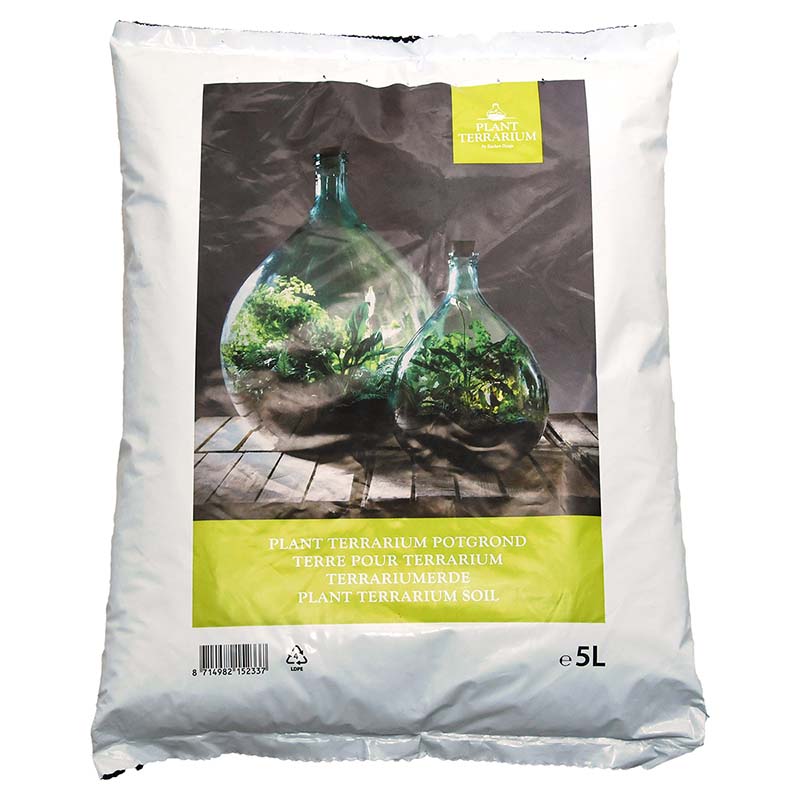 Plant terrarium potgrond