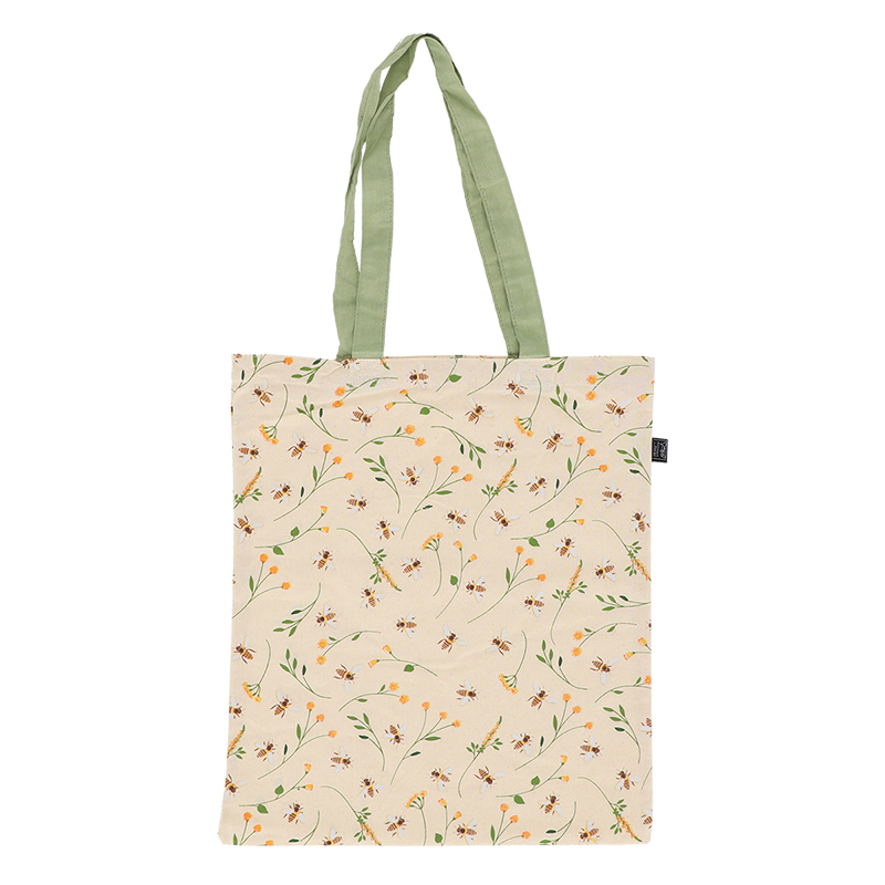 Boodschappentas met bijenprint