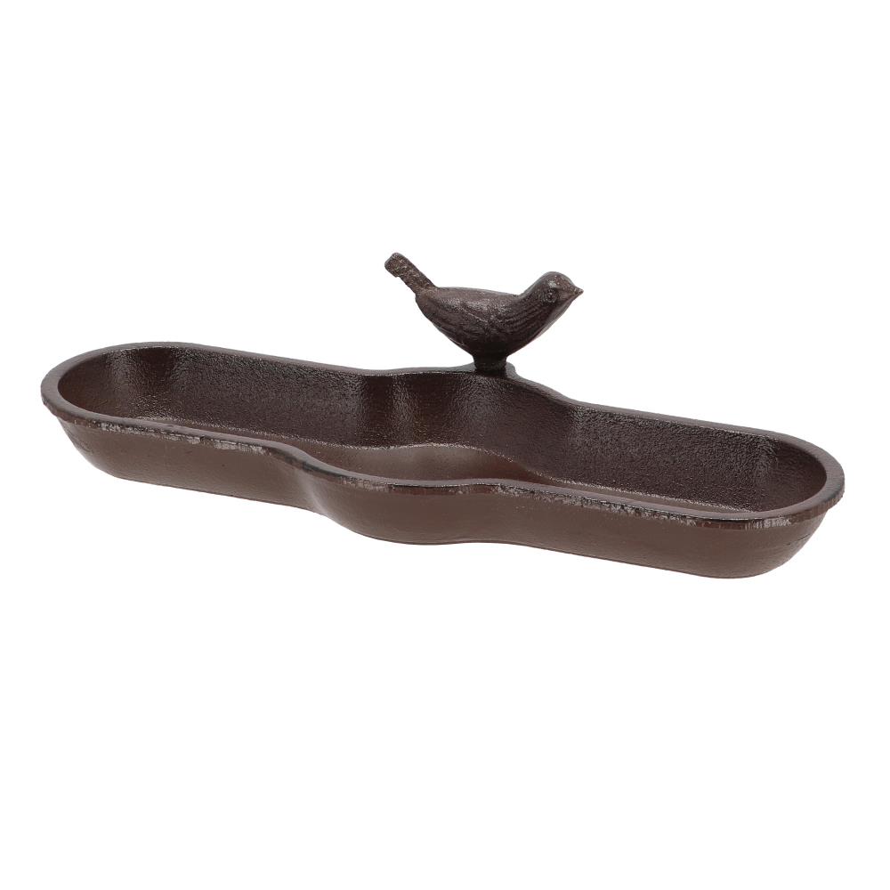 Vogelbad met vogel in giftbox