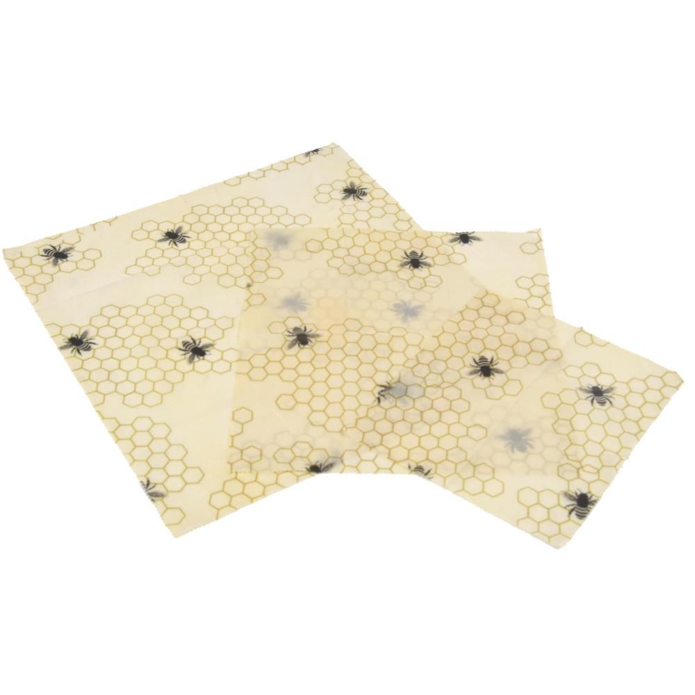 Bijenwaswraps set van 3