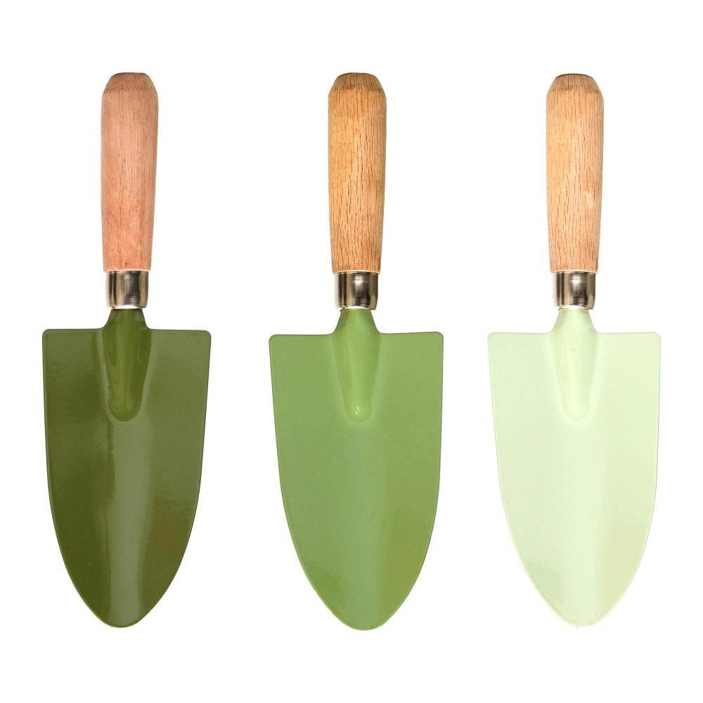 Assortiment van 3 groentinten handscheppen