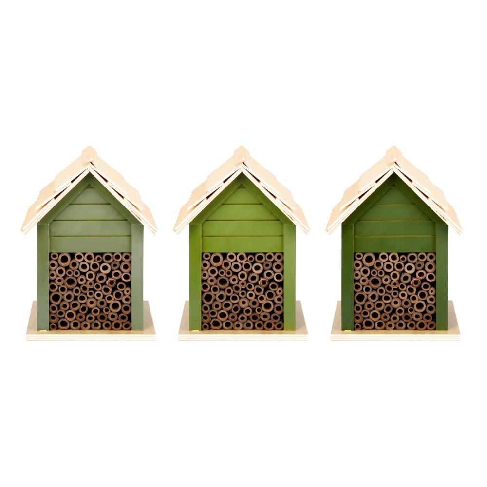 Assortiment van 3 groentinten bijenhuizen
