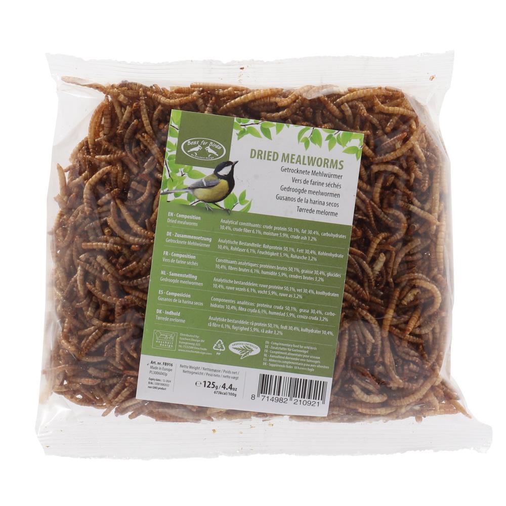 Gedroogde meelwormen 125 g