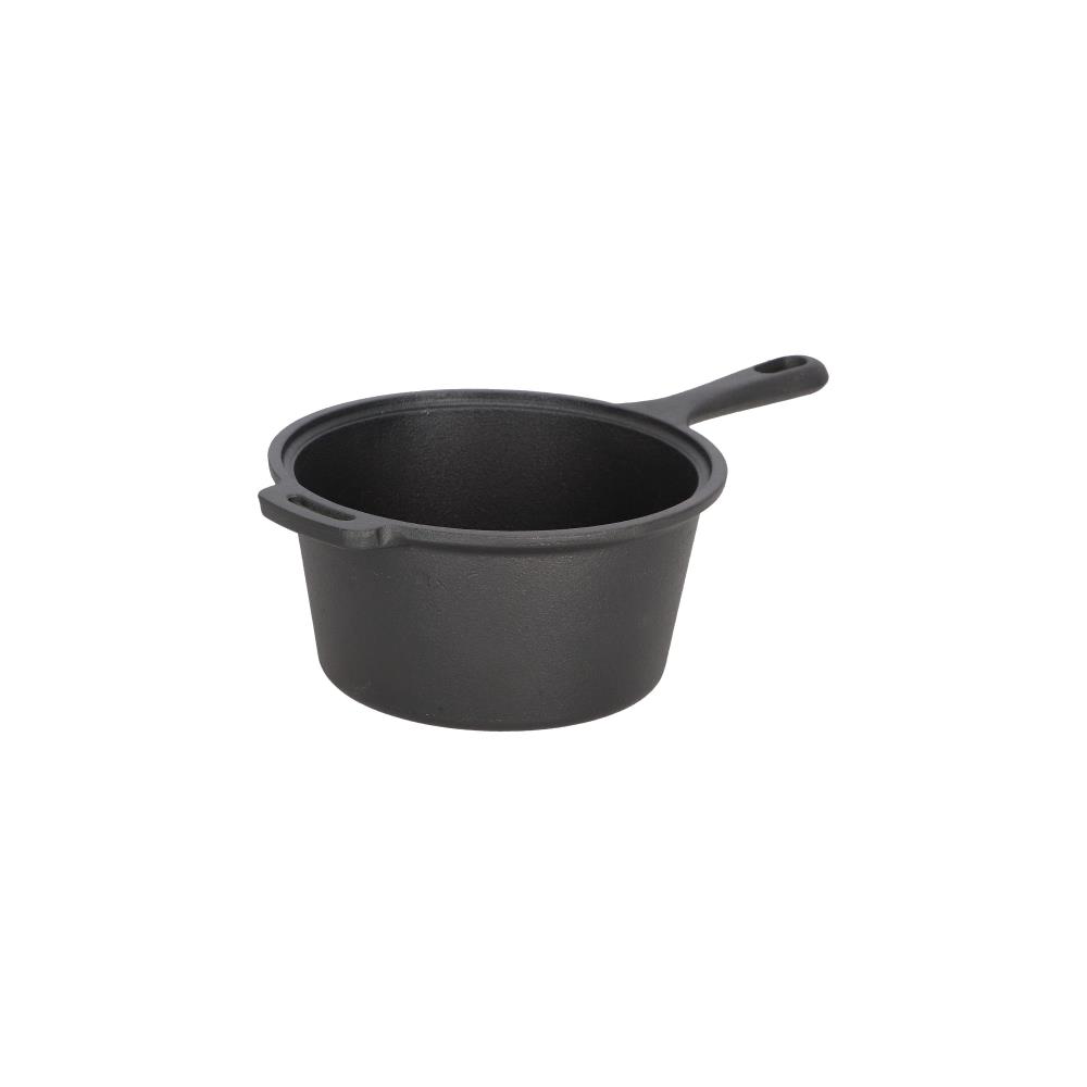 Gietijzeren pan met deksel