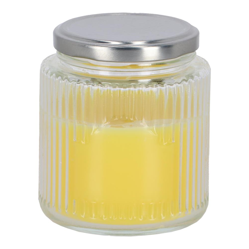 Citronella kaars in glazen pot L
