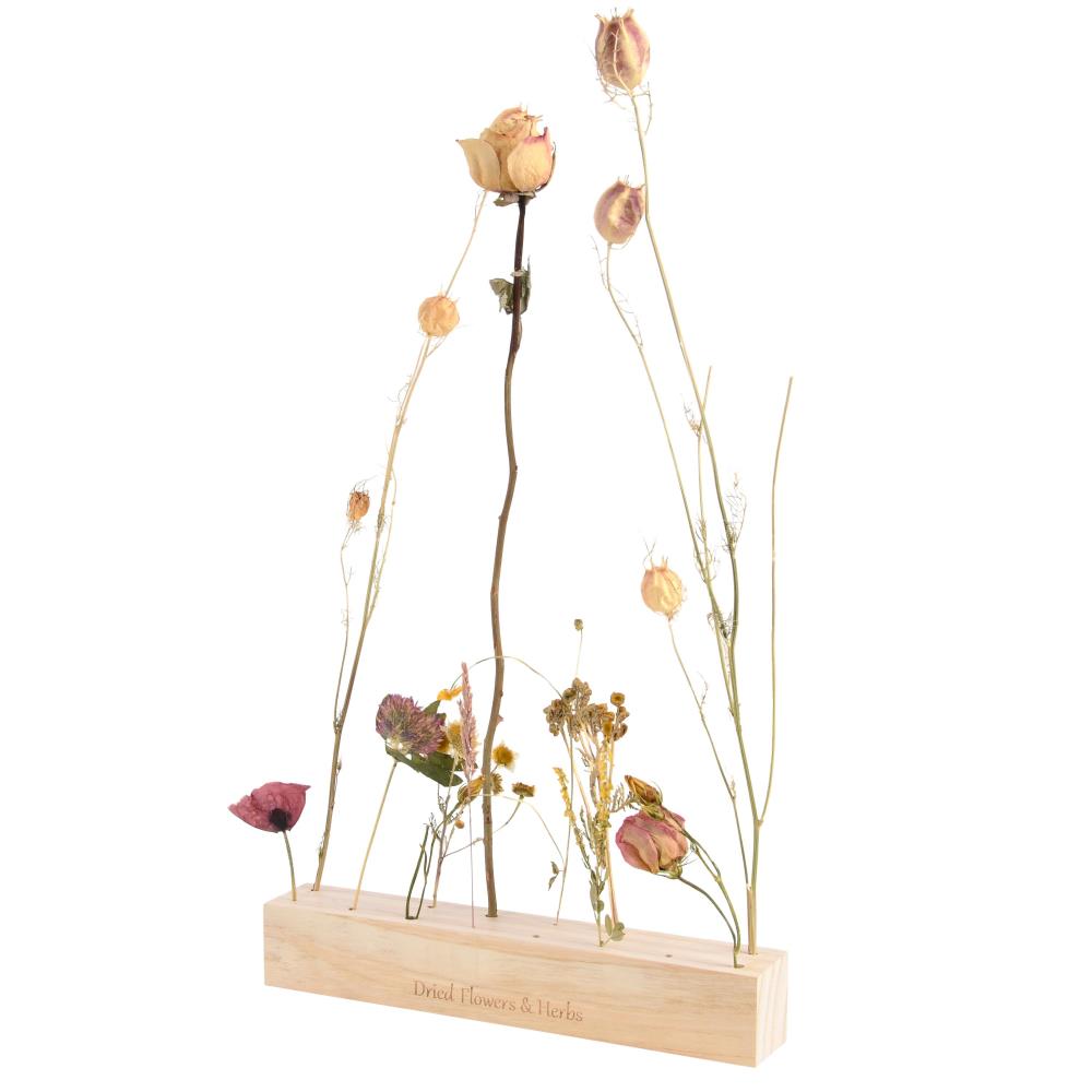 Houten bloemen- en kruidenstandaard L