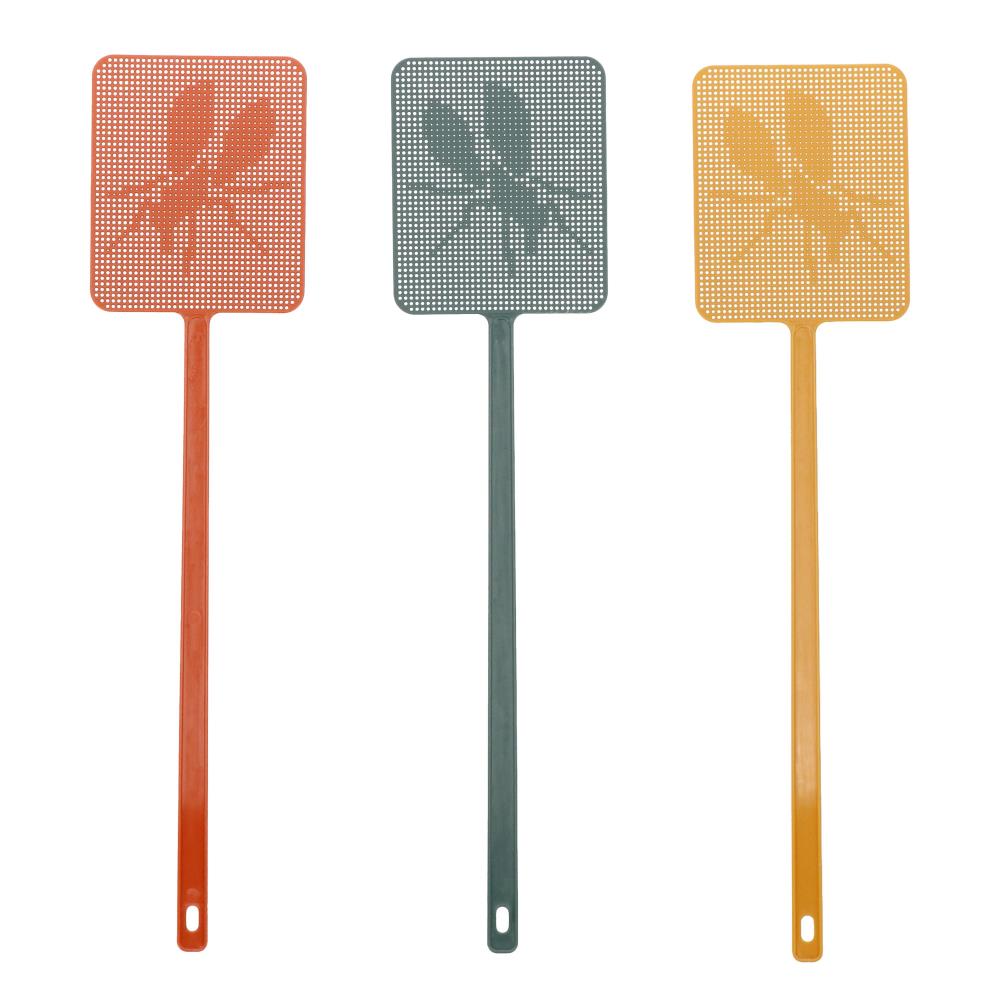 Assortiment van 3 vliegenmeppers vliegsilhouette