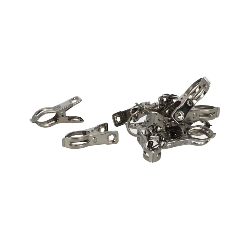 Set van 12 metalen plantenclips